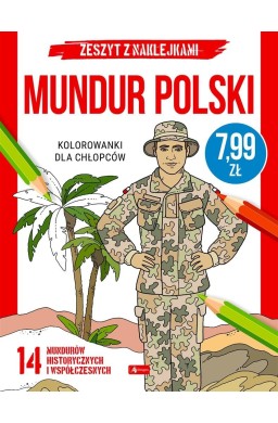 Kolorowanki dla chłopców. Mundur polski