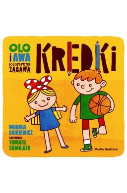 Olo i Awa. Logopedyczna zabawa. Kredki