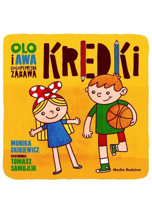 Olo i Awa. Logopedyczna zabawa. Kredki