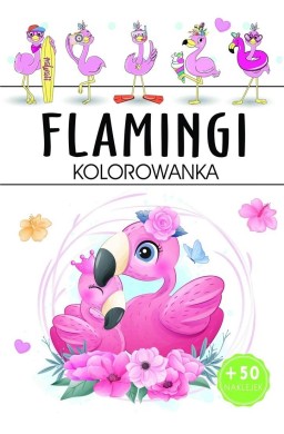 Flamingi kolorowanka