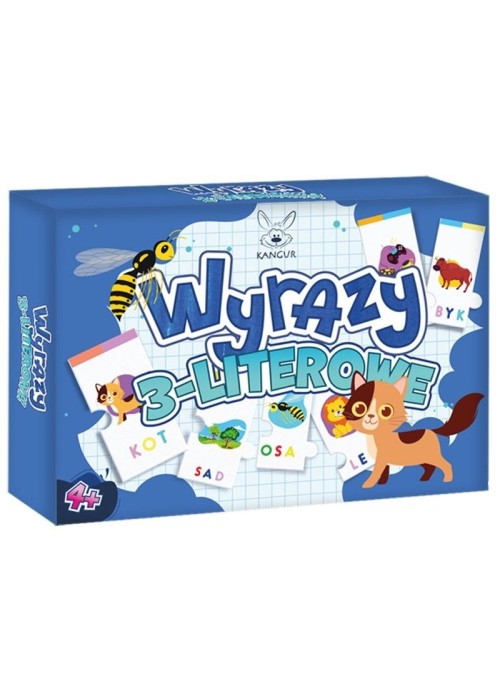 Wyrazy 3-literowe. Puzzle