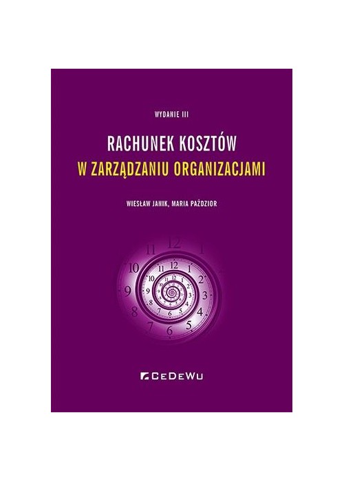 Rachunek kosztów w zarządzaniu organizacjami