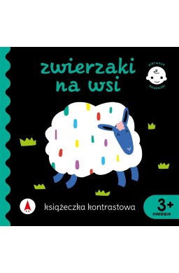 Książeczka kontrastowa. Zwierzaki na wsi