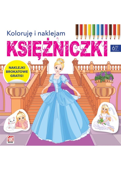 Koloruję i naklejam. Księżniczki