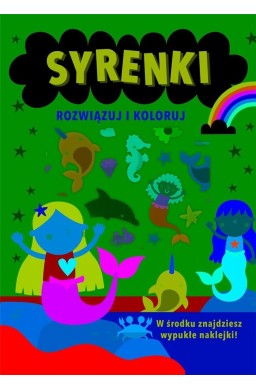 Rozwiązuj i koloruj. Syrenki