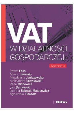 VAT w działalności gospodarczej w.3