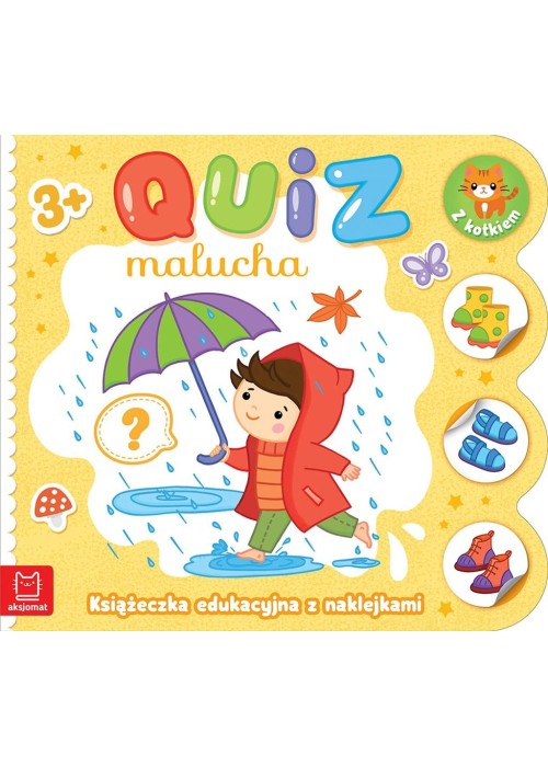 Quiz malucha. Książeczka edukacyjna z naklejkami..