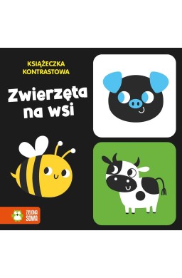 Książeczka kontrastowa. Zwierzęta na wsi