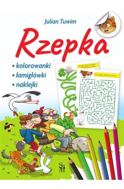 Rzepka. Kolorowanki, łamigłówki, naklejki