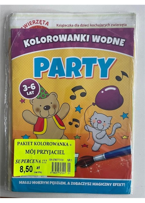 Pakiet Kolorowanki wodne + Mój Przyjaciel