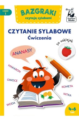 Bazgraki czytają sylabami. Czytanie sylabowe. Ćw.