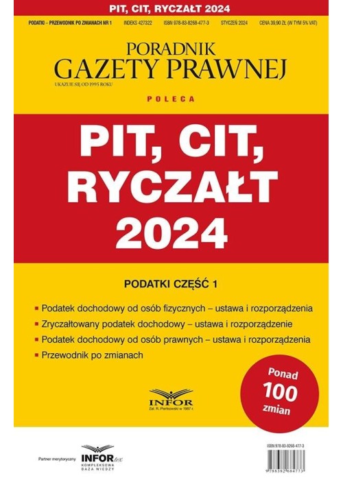 Pit, Cit, Ryczałt 2024 Podatki-Przewodnik..