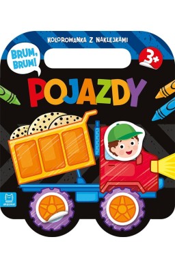 Brum, brum! Pojazdy. Kolorowanka z naklejkami