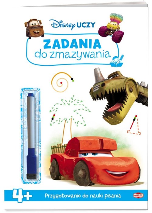 Disney Uczy. Zadania do zmazywania. Auta w trasie