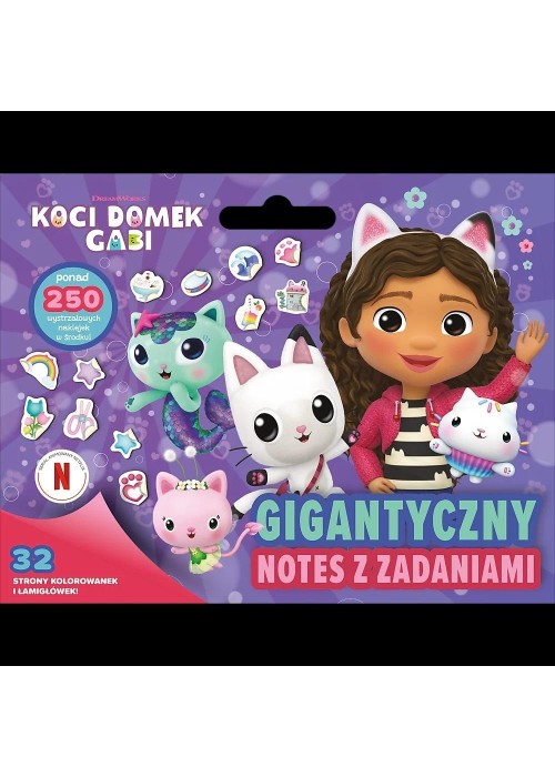 Koci Domek Gabi. Gigantyczny notes z zadaniami