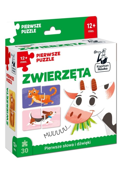 Kapitan Nauka. Zwierzęta. Pierwsze puzzle