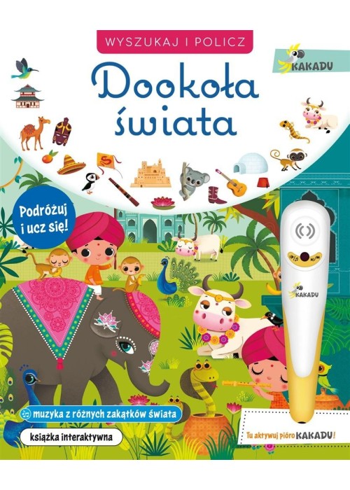 Dookoła świata. Wyszukaj i policz