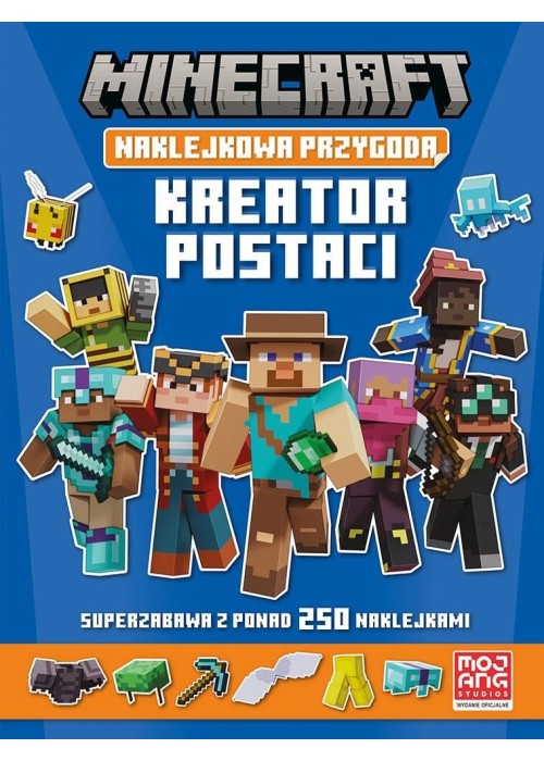 Kreator postaci. Minecraft. Naklejkowa przygoda