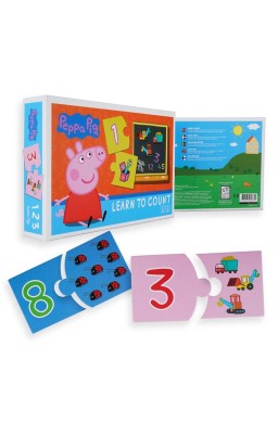 Puzzle 10 układanek 20el Świnka Peppa