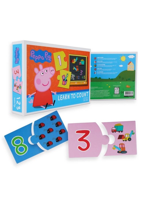 Puzzle 10 układanek 20el Świnka Peppa