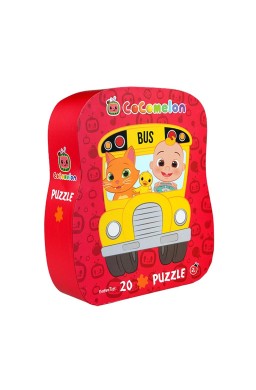 Puzzle dla dzieci w ozdobnym pudełku Autobus