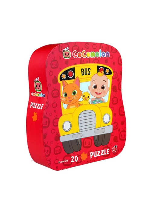 Puzzle dla dzieci w ozdobnym pudełku Autobus