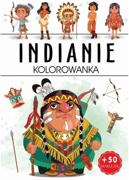 Indianie kolorowanka