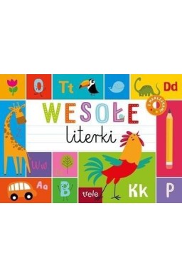 Wesołe literki. Blok z tekturą