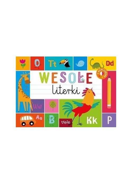 Wesołe literki. Blok z tekturą