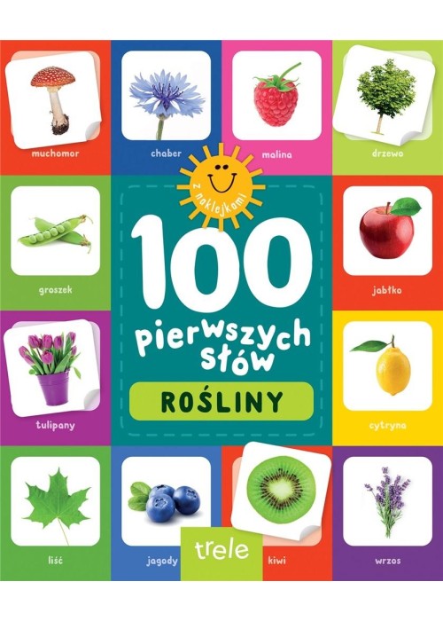 100 pierwszych słów z naklejkami. Rośliny