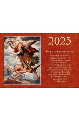 Kalendarz 2025 Św. Michał Archanioł