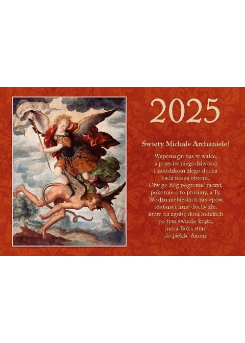 Kalendarz 2025 Św. Michał Archanioł