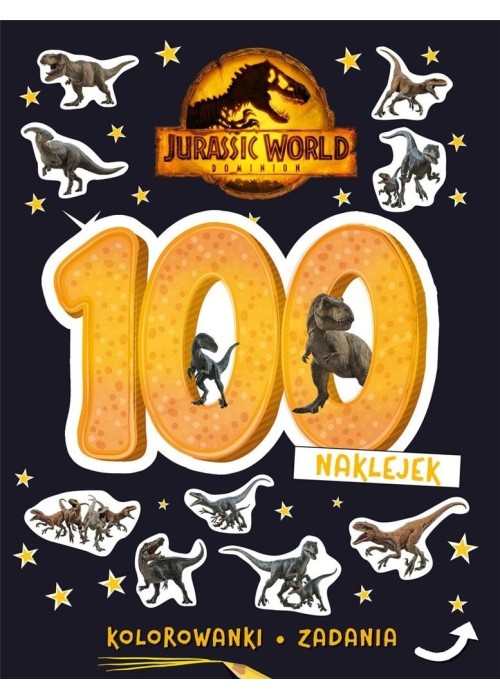 100 naklejek. Jurassic World Dominion