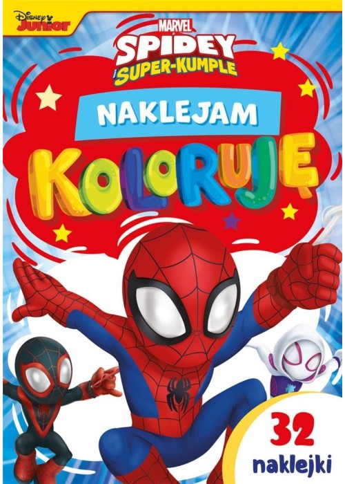 Naklejam i koloruję. Marvel Spidey i Super-Kumple