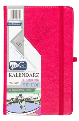 Kalendarz 2024/2026 A5 18M + notes Hip Hop karmaz.