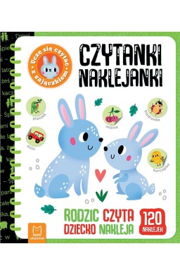 Czytanki-naklejanki. Uczę się czytać z zajączkiem