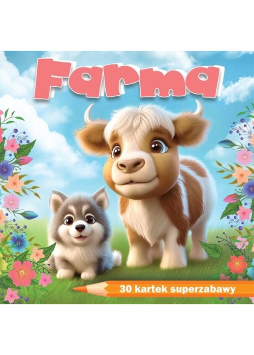 Farma. 30 kartek superzabawy - kolorowanka notes