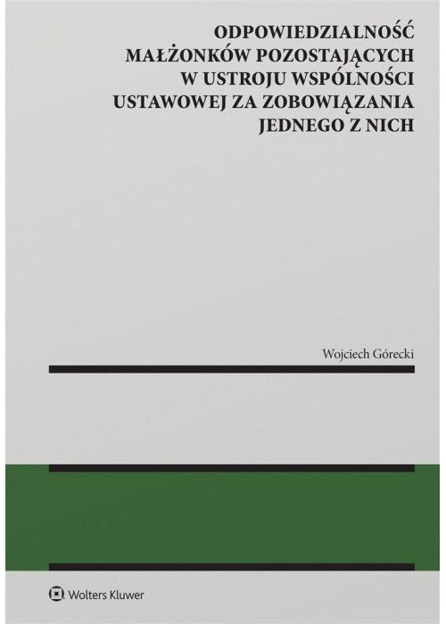 Odpowiedzialność małżonków pozostających..