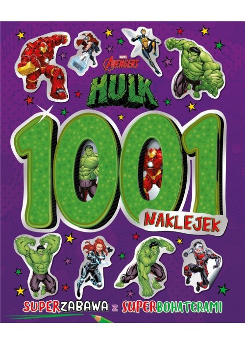 1001 naklejek. Marvel Avengers Hulk