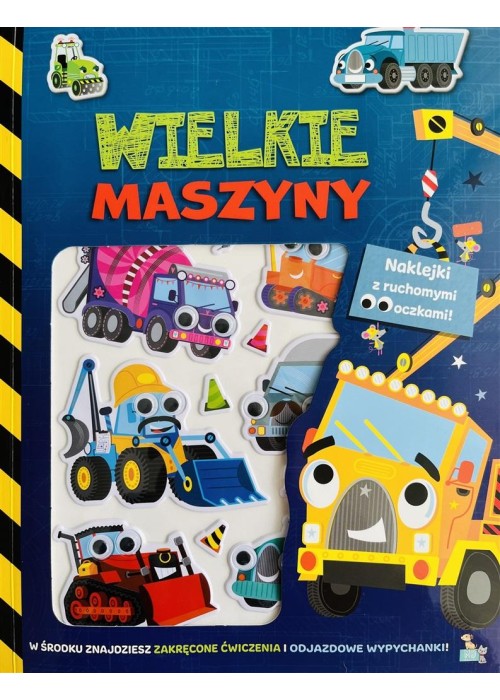 Naklejki z ruchomymi oczkami Wielkie maszyny