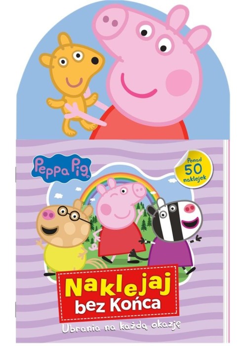 Świnka Peppa. Naklejaj bez końca cz.2 Ubrania..