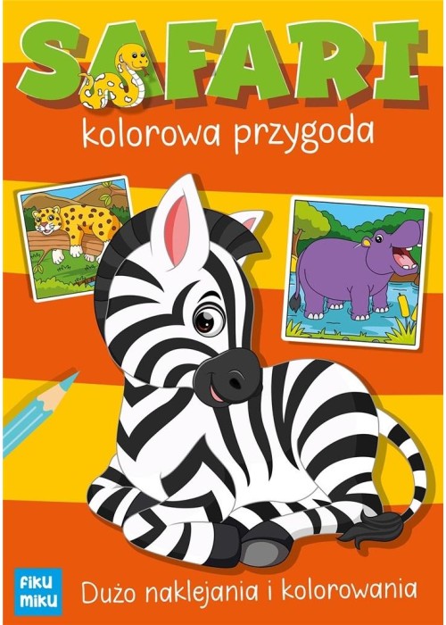 Safari kolorowa przygoda z naklejkami