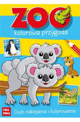 Zoo kolorowa przygoda z naklejkami