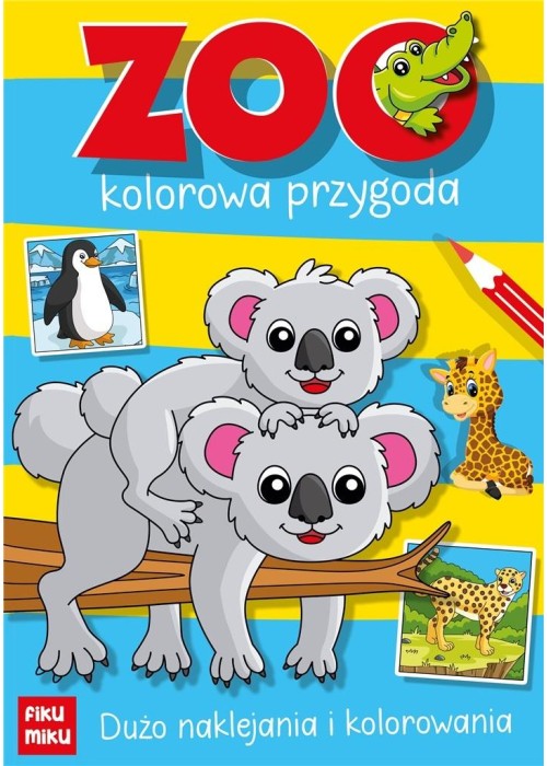 Zoo kolorowa przygoda z naklejkami