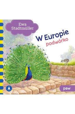 W Europie. Podwórko. Paw