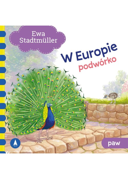 W Europie. Podwórko. Paw