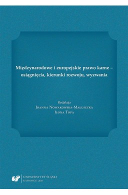 Międzynarodowe i europejskie prawo karne...