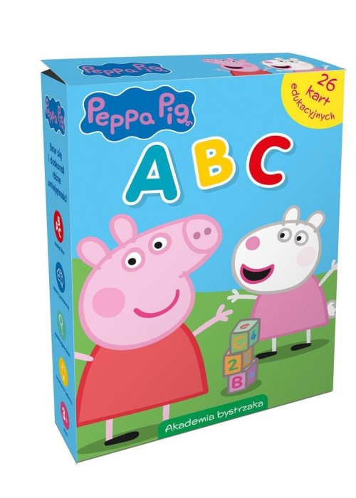 Świnka Peppa. ABC. Karty edukacyjne w pudełku