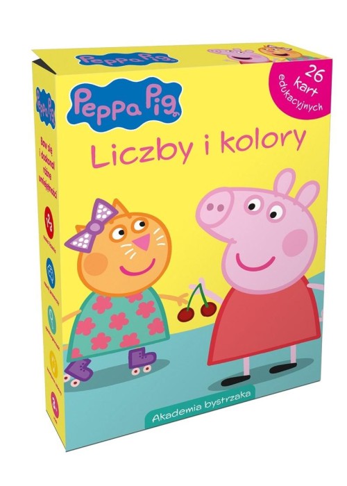 Świnka Peppa. Liczby i kolory. Karty edukacyjne