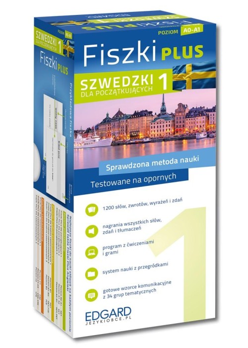 Szwedzki Fiszki PLUS dla początkujących 1